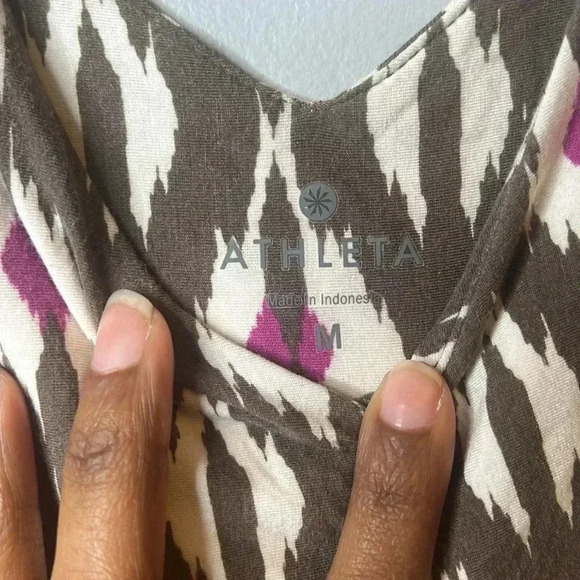 Women’s Athleta Ikat Santorini Dress Size M - Picture 4 of 5